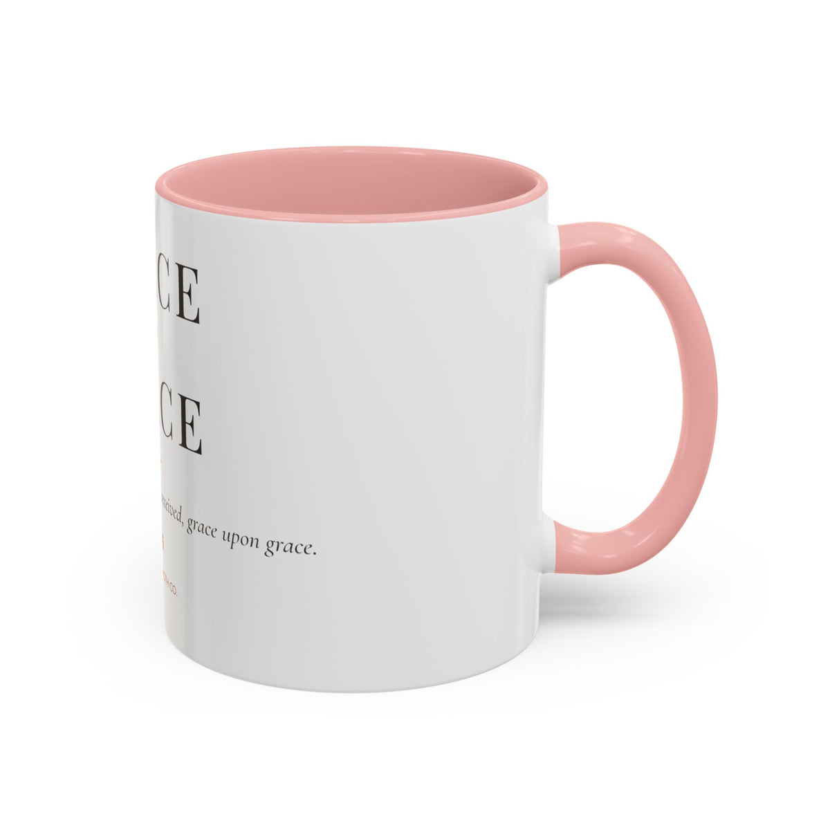 Grace Upon Grace – Accent Faith Mug