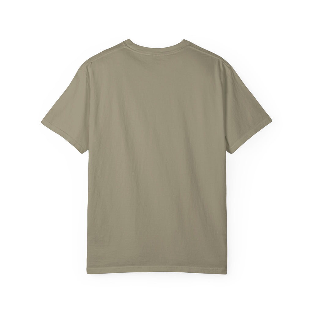 He Restores My Soul Psalm 23:3 tee in sandstone, back mockup