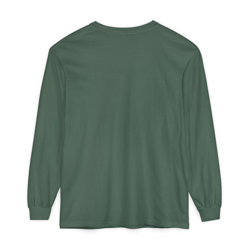 Fearfully & Wonderfully Made Psalm 139:14 long sleeve tee in blue spruce, back mockup