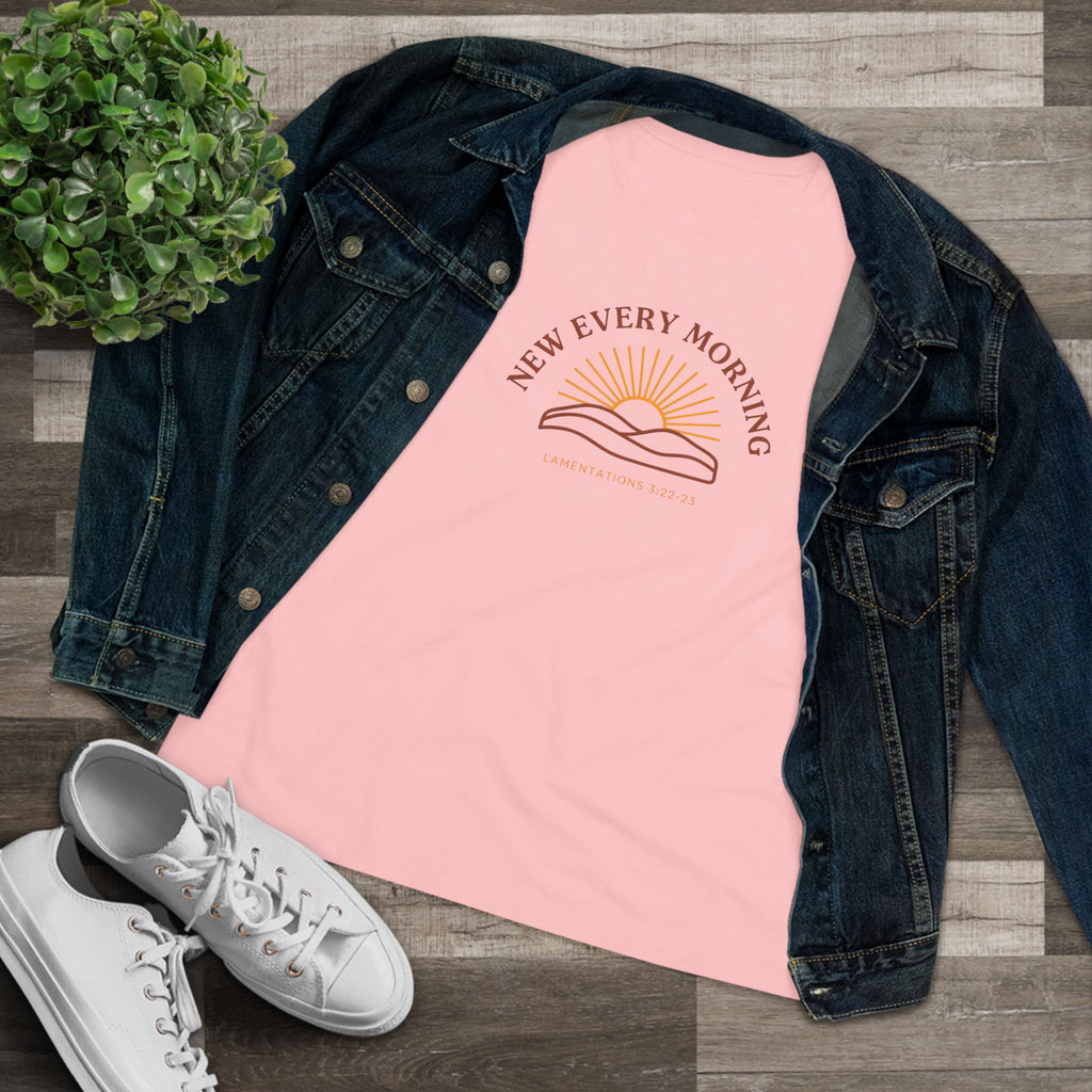 New Every Morning Women's Tee | Lamentations 3:22-23