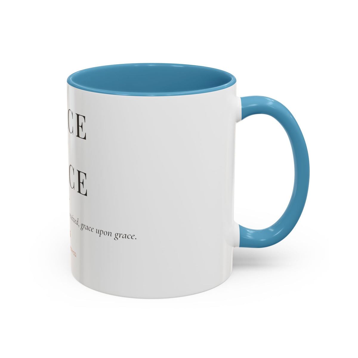 Grace Upon Grace – Accent Faith Mug