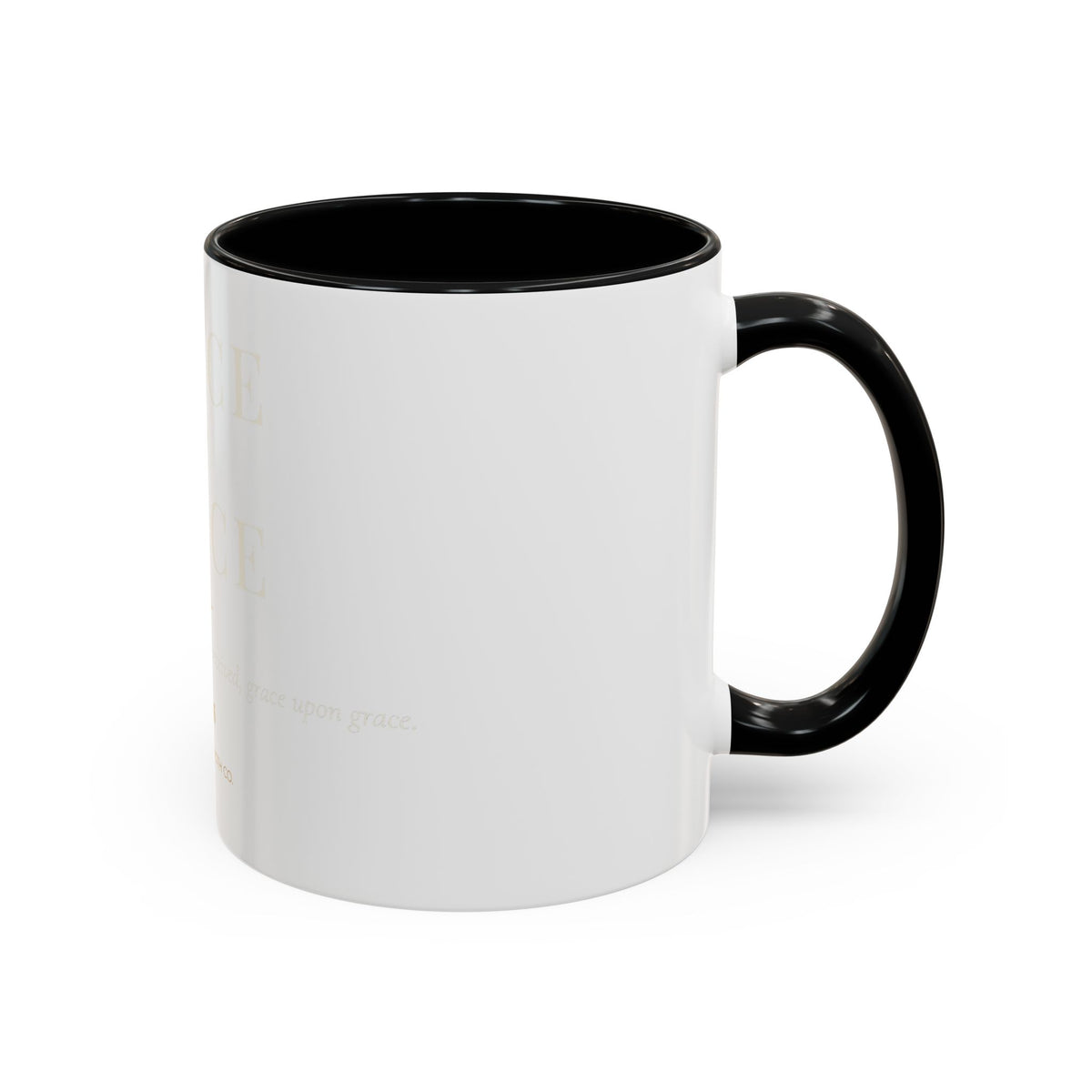 Grace Upon Grace – Accent Faith Mug