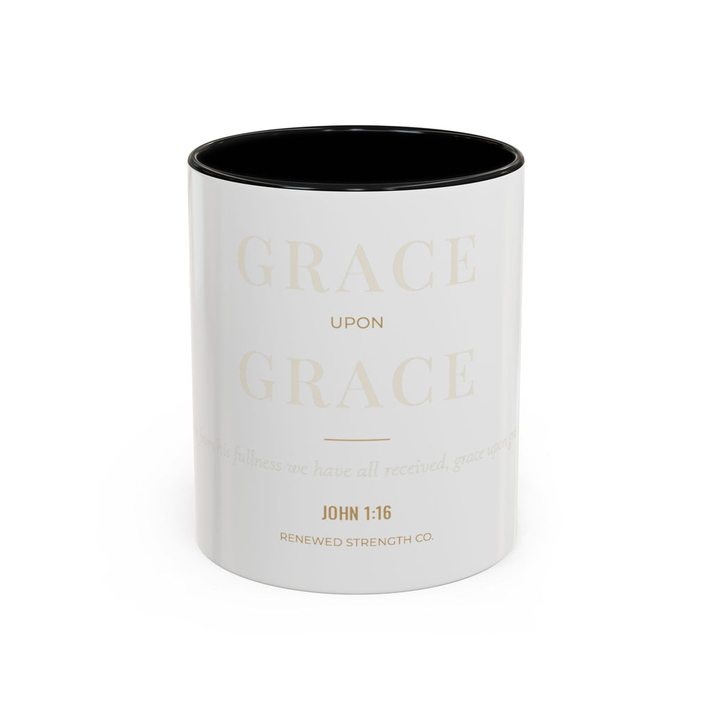 Grace Upon Grace – Accent Faith Mug