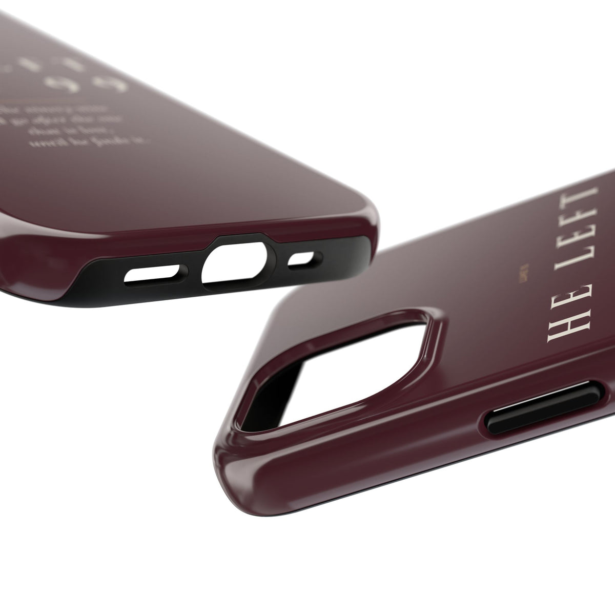 He Left the 99 Phone Case | Luke 15 — Burgundy