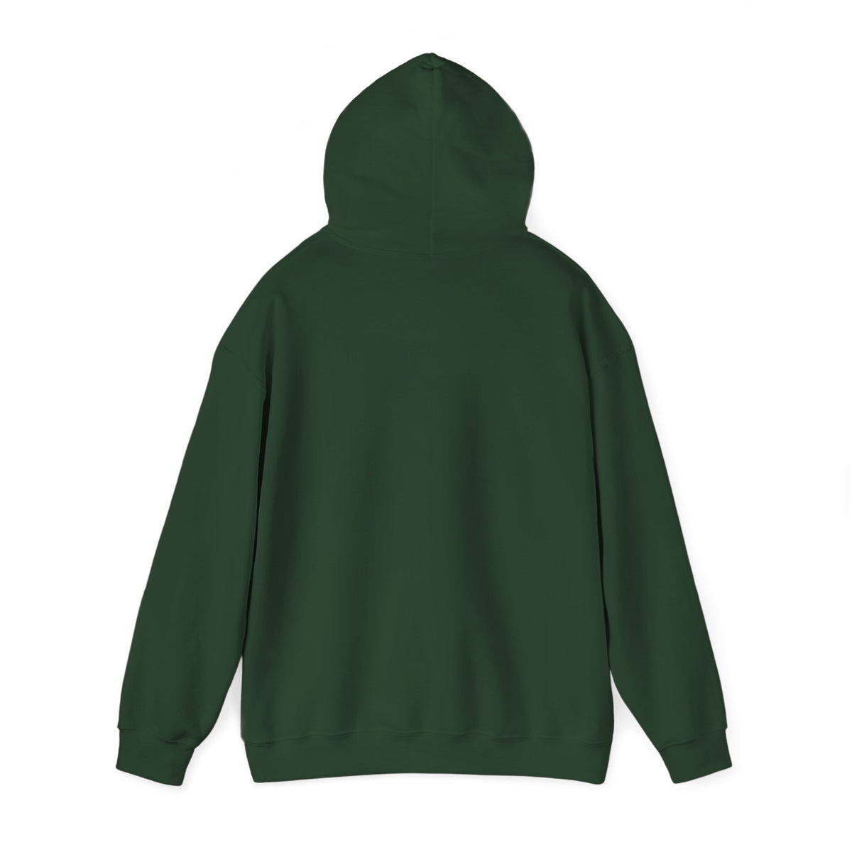 Fearfully & Wonderfully Made Psalm 139:14 hoodie in forest green, back mockup