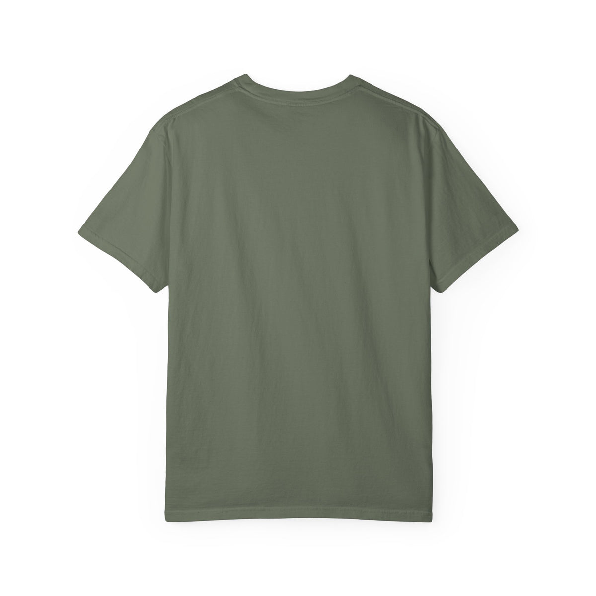 I Can Do All Things Philippians 4:13 Christian tee in moss, back mockup