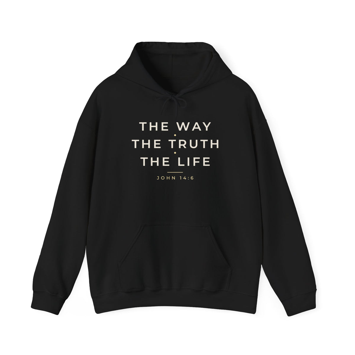 The Way The Truth The Life – John 14:6 Christian Hoodie | Heavy Blend Pullover