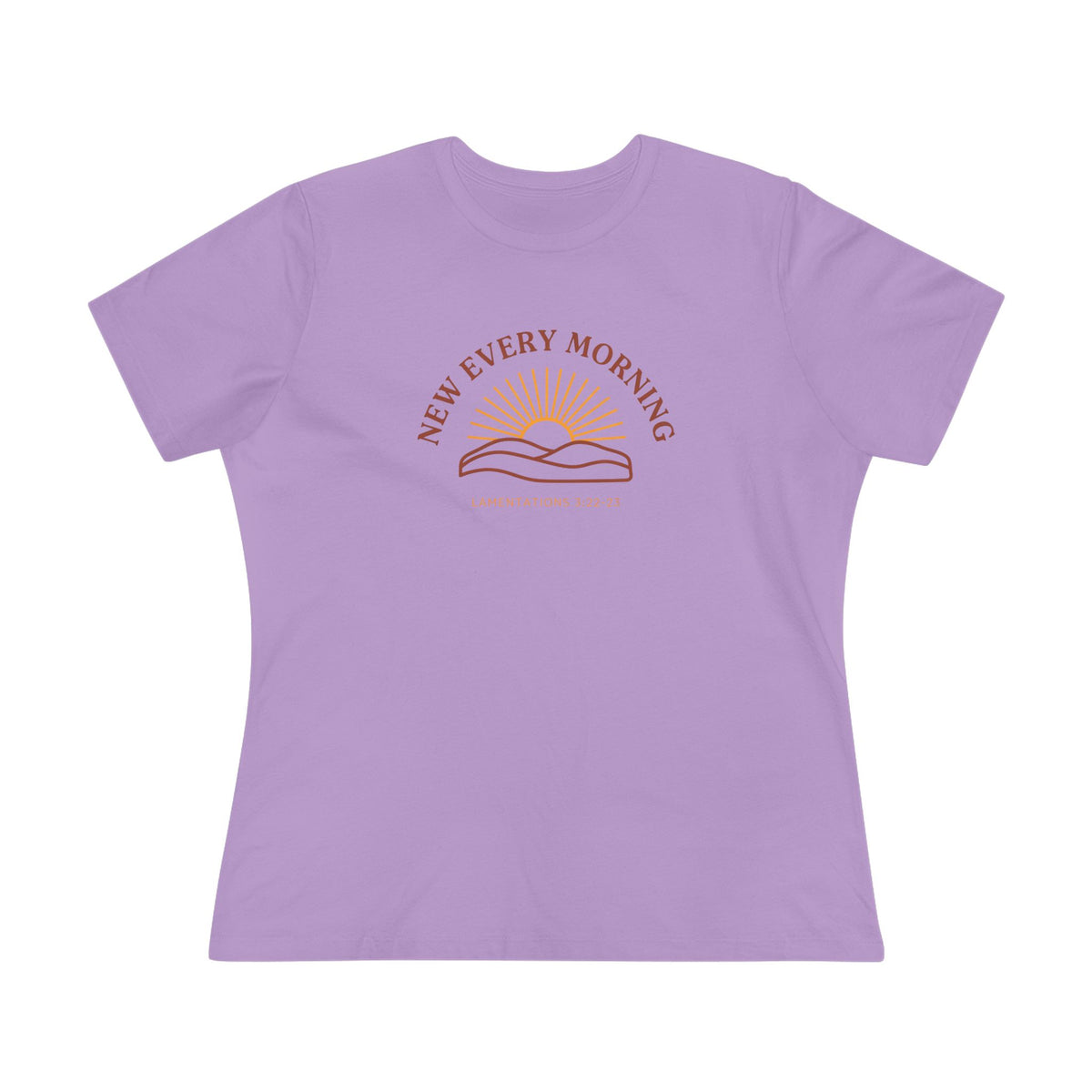 New Every Morning Women's Tee | Lamentations 3:22-23