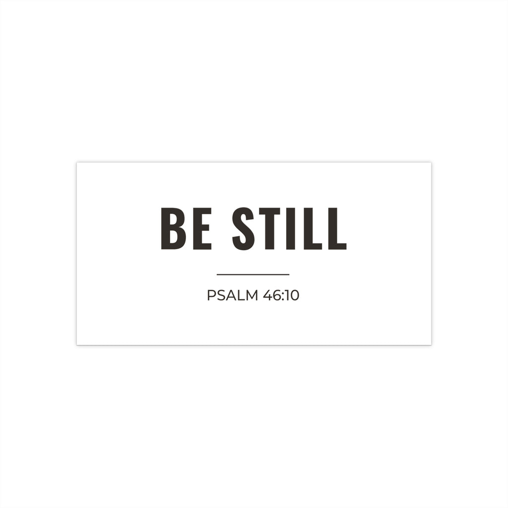 Be Still Car Decal | Psalm 46:10