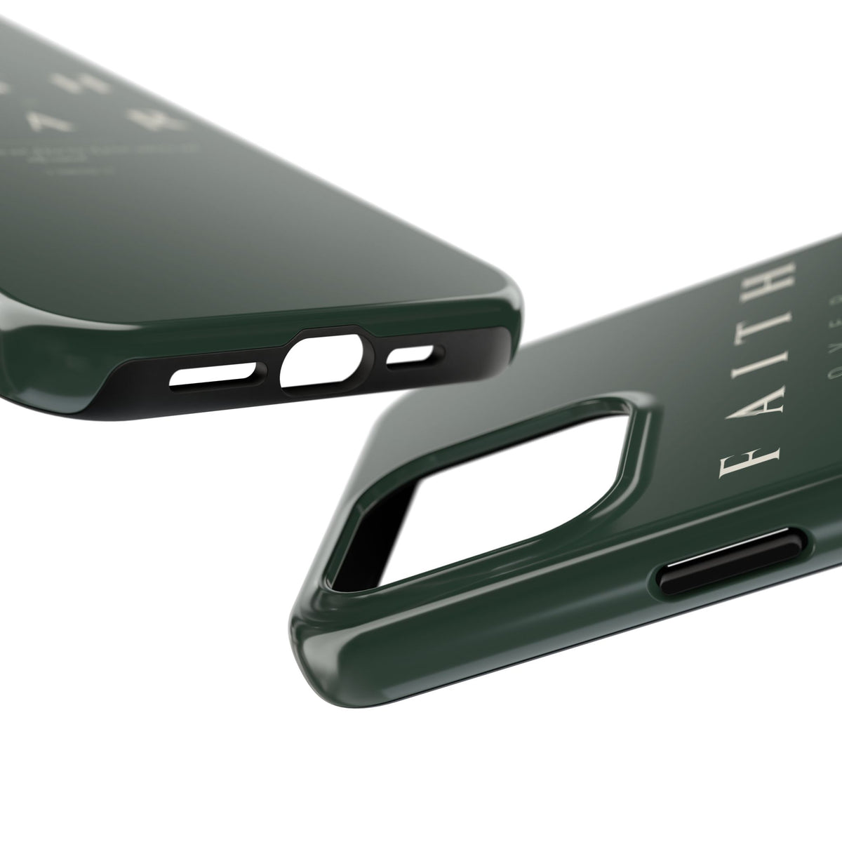 Faith Over Fear Phone Case | 2 Timothy 1:7 — Sage