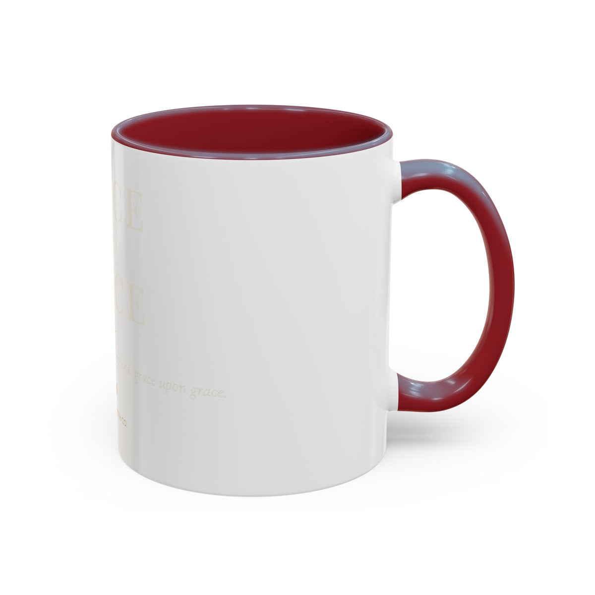 Grace Upon Grace – Accent Faith Mug