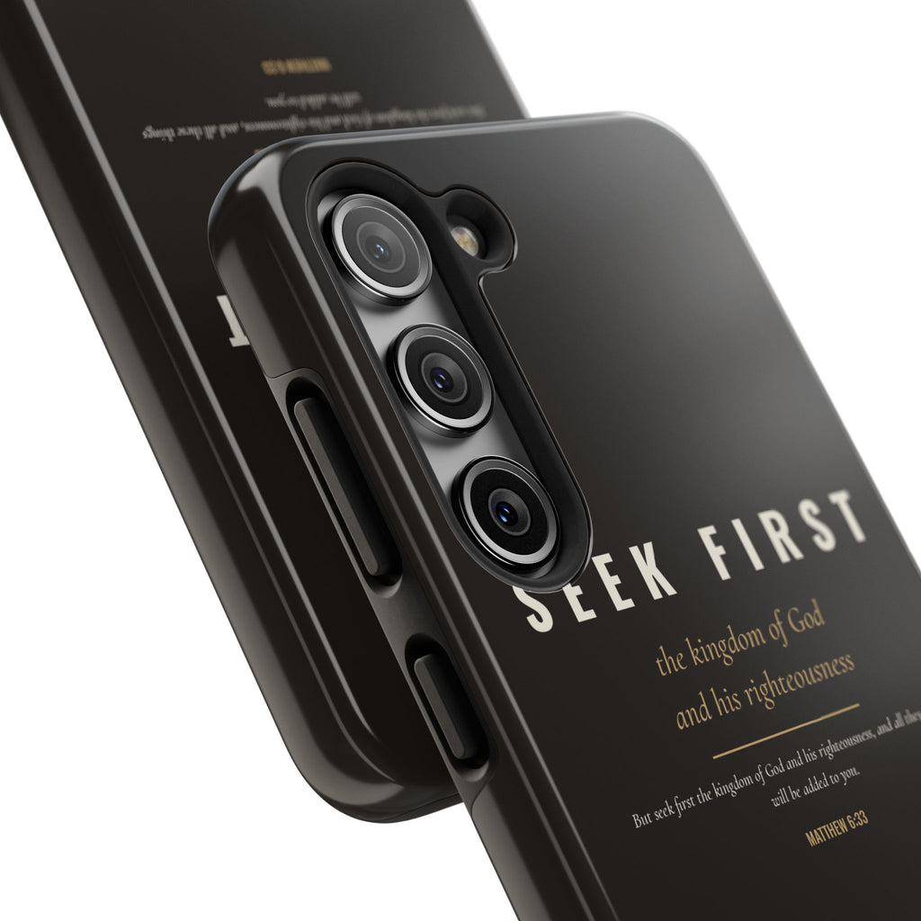 Seek First Phone Case | Matthew 6:33