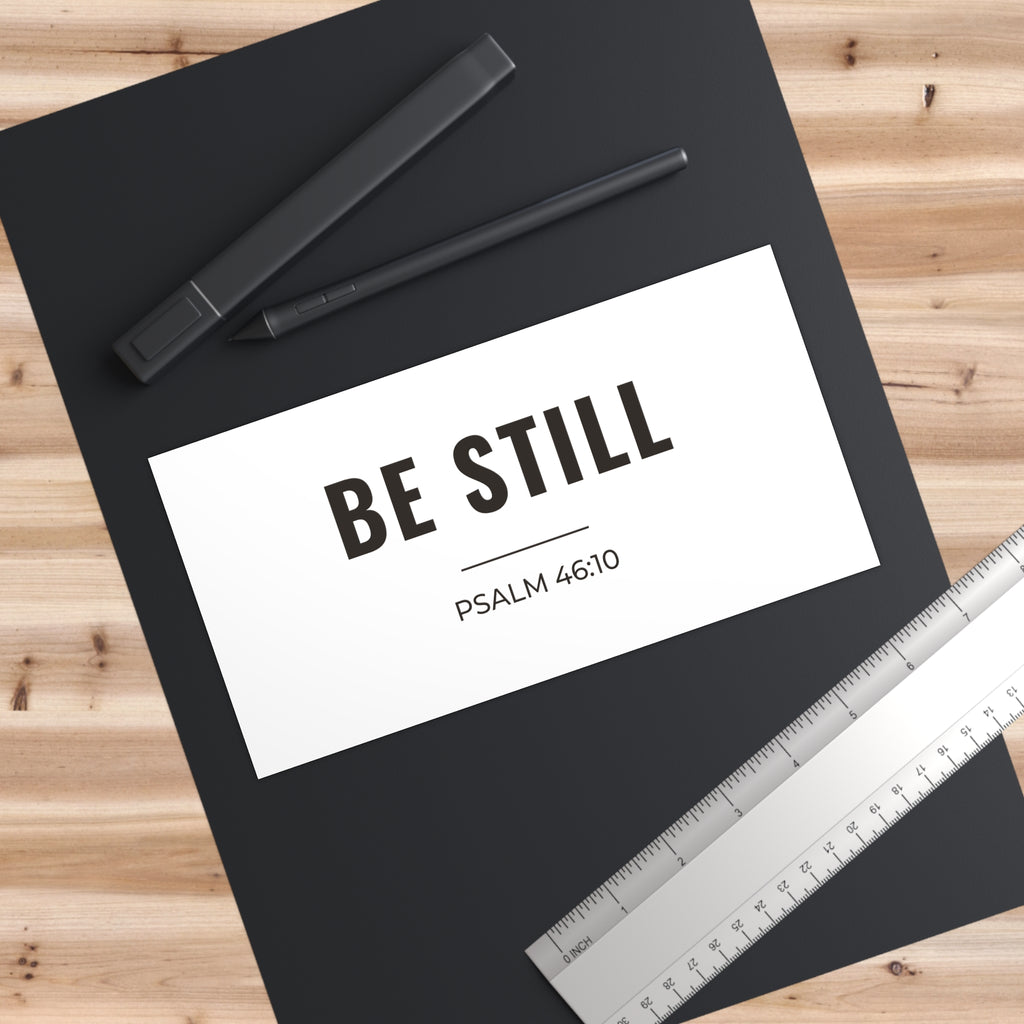 Be Still Car Decal | Psalm 46:10