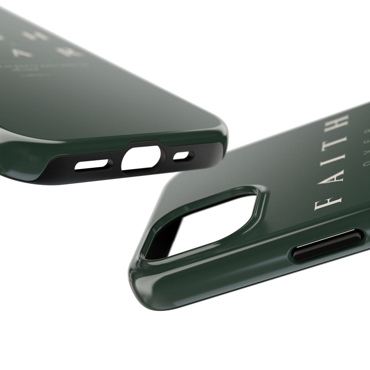 Faith Over Fear Phone Case | 2 Timothy 1:7 — Sage
