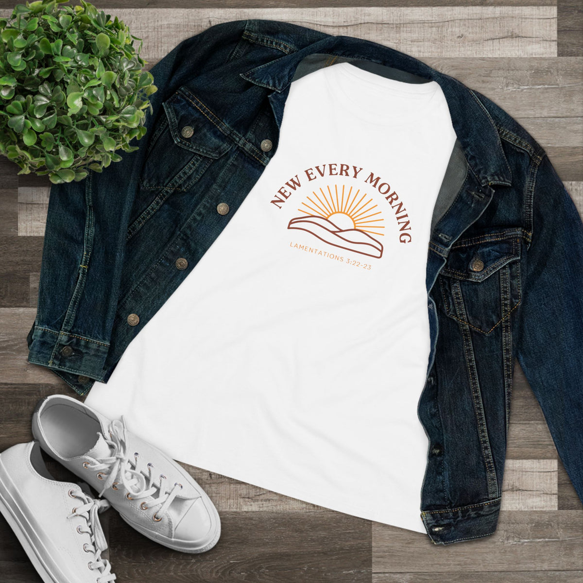 New Every Morning Women's Tee | Lamentations 3:22-23