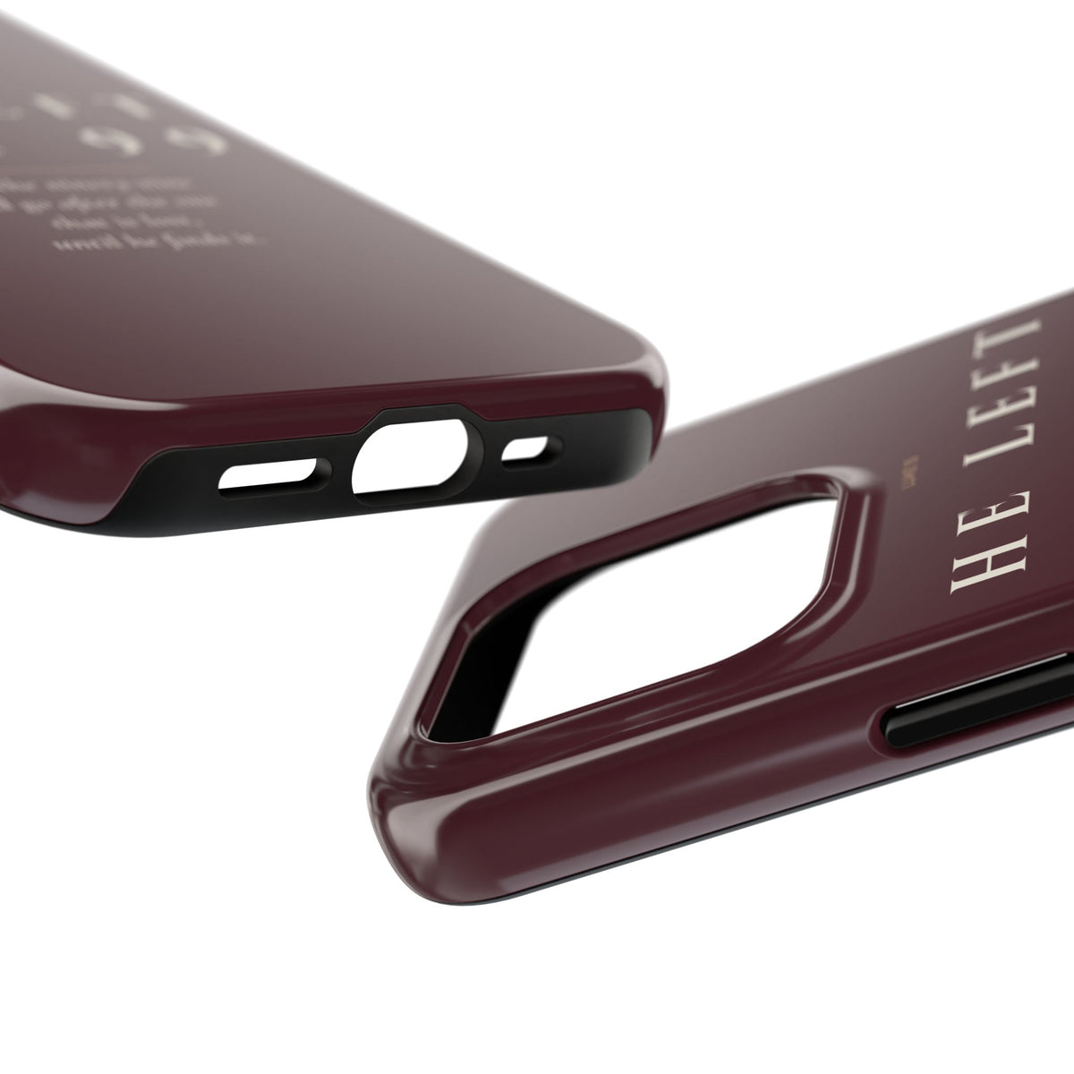 He Left the 99 Phone Case | Luke 15 — Burgundy