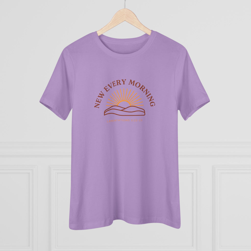 New Every Morning Women's Tee | Lamentations 3:22-23