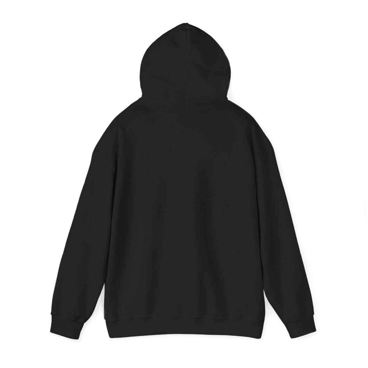 I Am a Christian Christian hoodie in black, back, hood up mockup