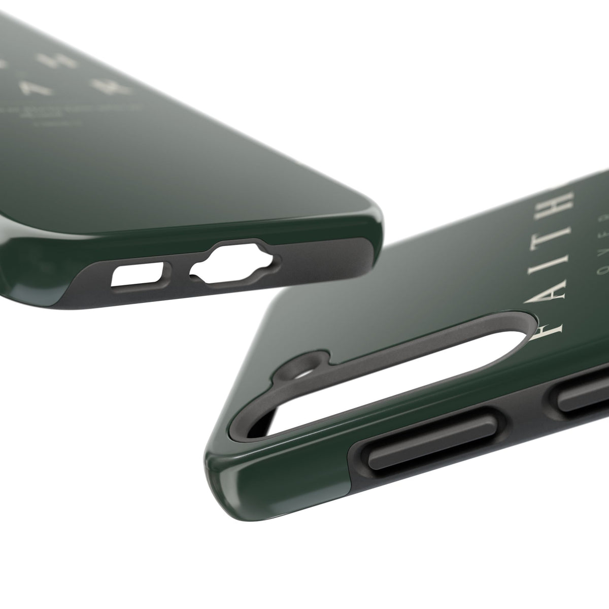 Faith Over Fear Phone Case | 2 Timothy 1:7 — Sage