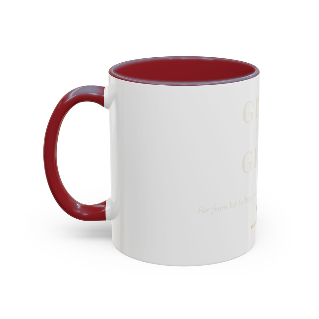 Grace Upon Grace – Accent Faith Mug