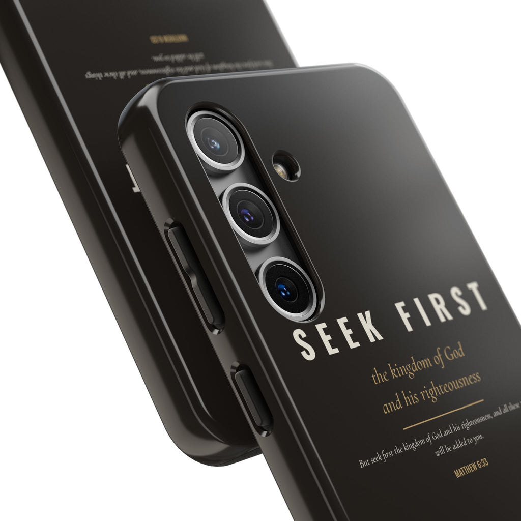 Seek First Phone Case | Matthew 6:33