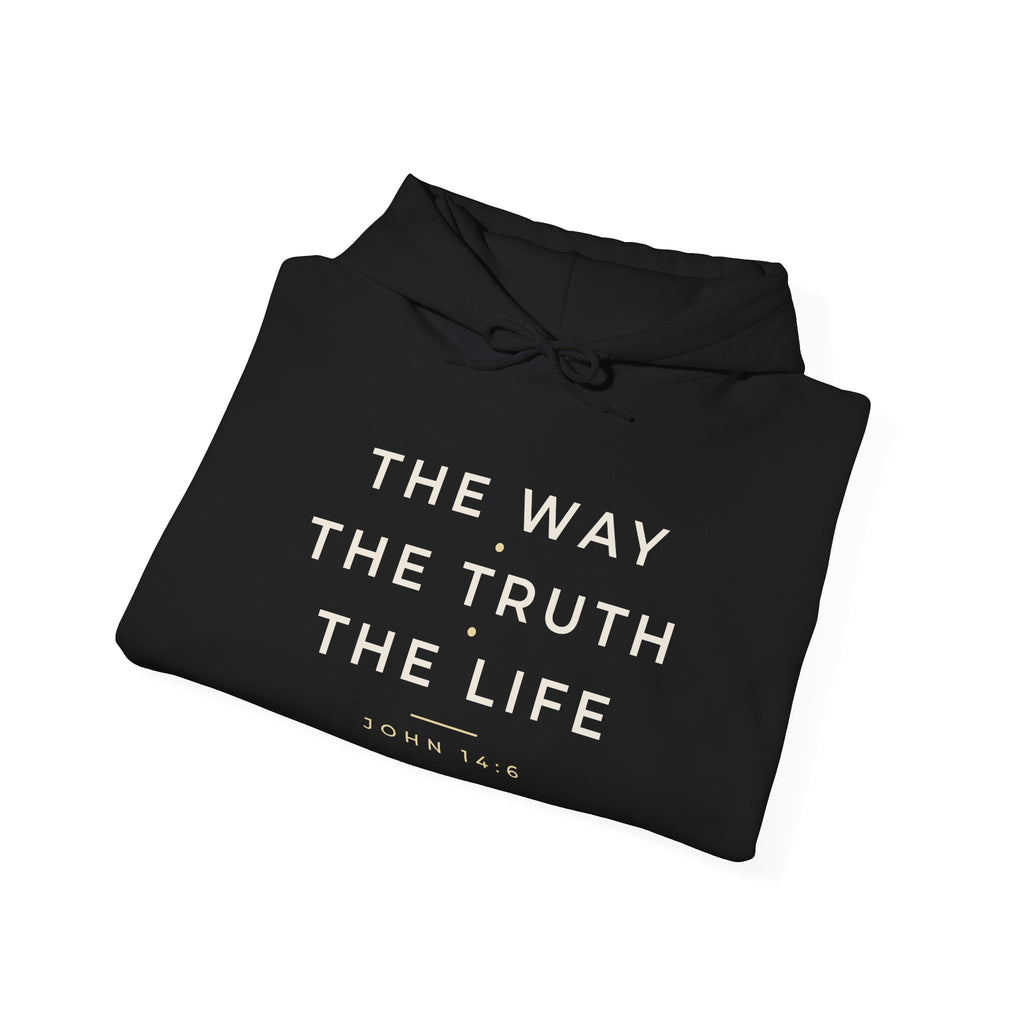 The Way The Truth The Life – John 14:6 Christian Hoodie | Heavy Blend Pullover