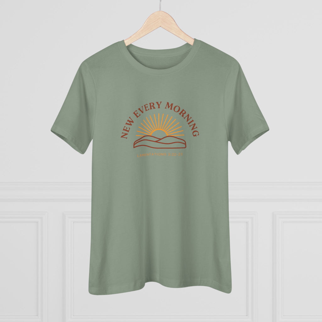 New Every Morning Women's Tee | Lamentations 3:22-23