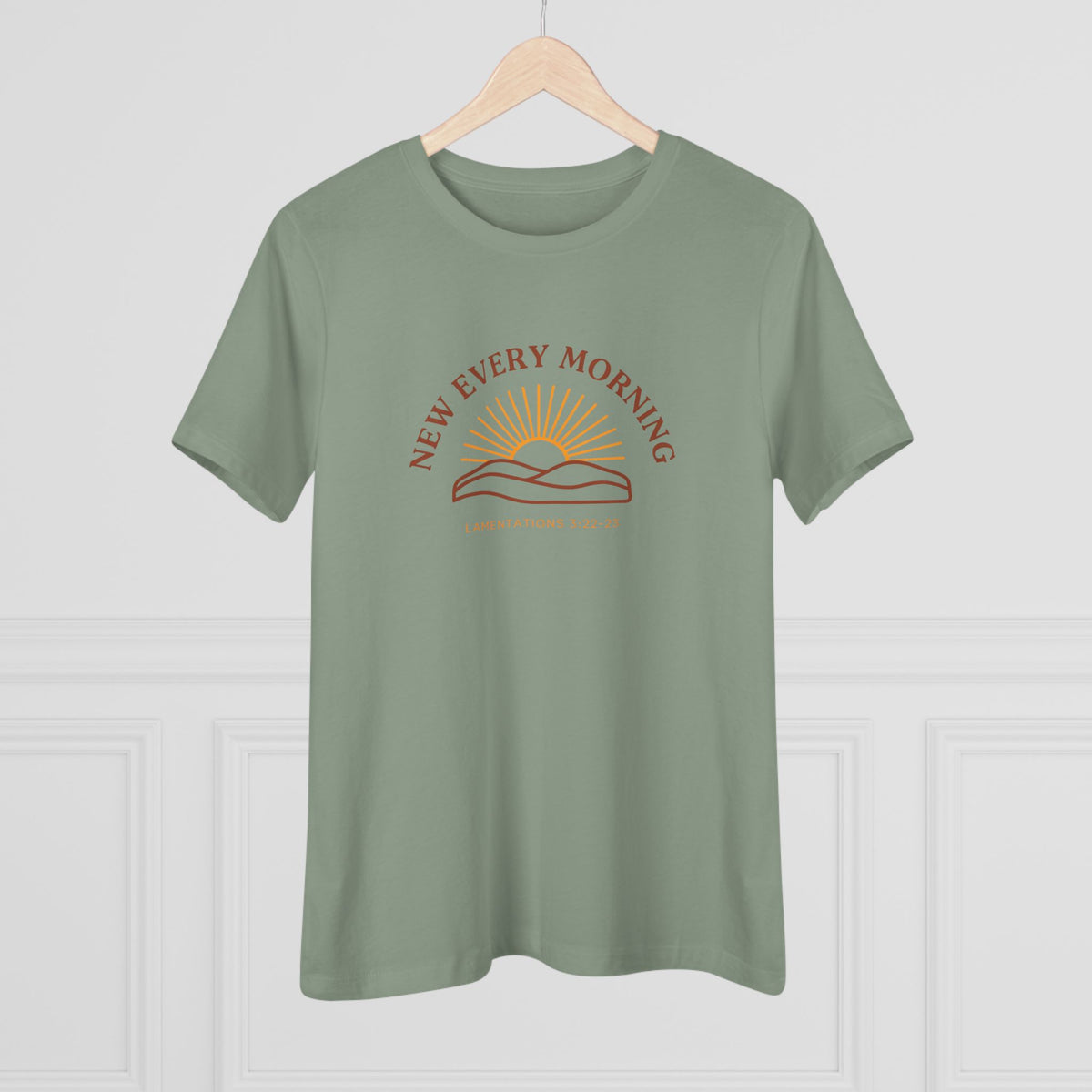 New Every Morning Women's Tee | Lamentations 3:22-23