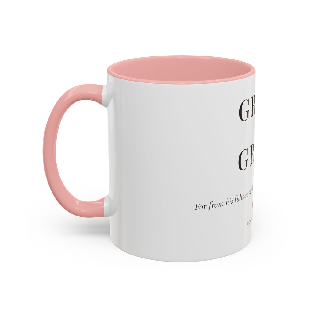 Grace Upon Grace – Accent Faith Mug