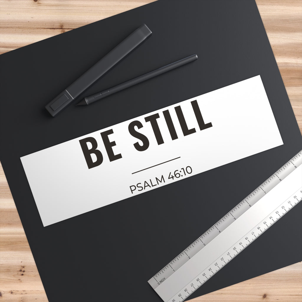 Be Still Car Decal | Psalm 46:10