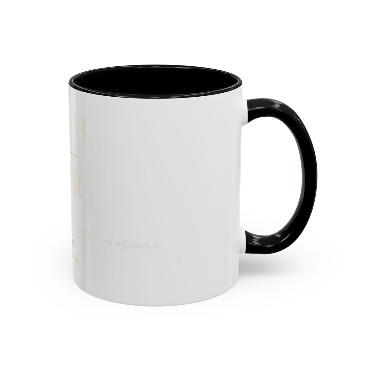 Faith Over Fear – Accent Faith Mug