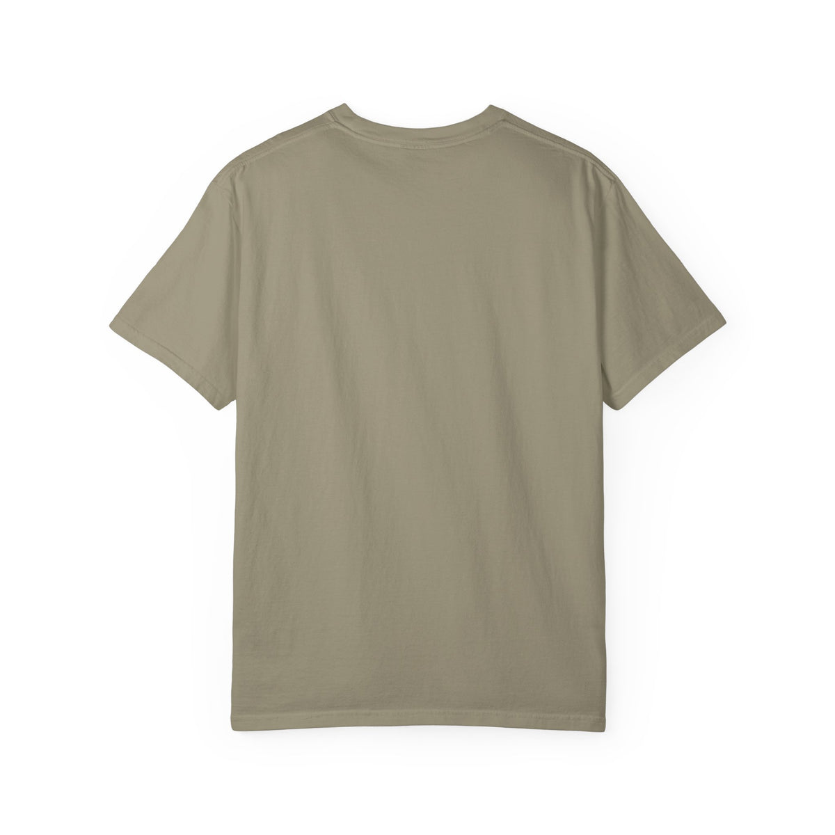 New Every Morning Lamentations 3:22-23 tee in sandstone, back mockup