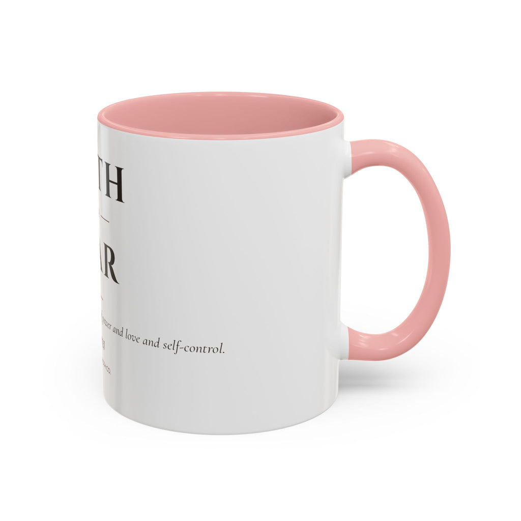 Faith Over Fear – Accent Faith Mug