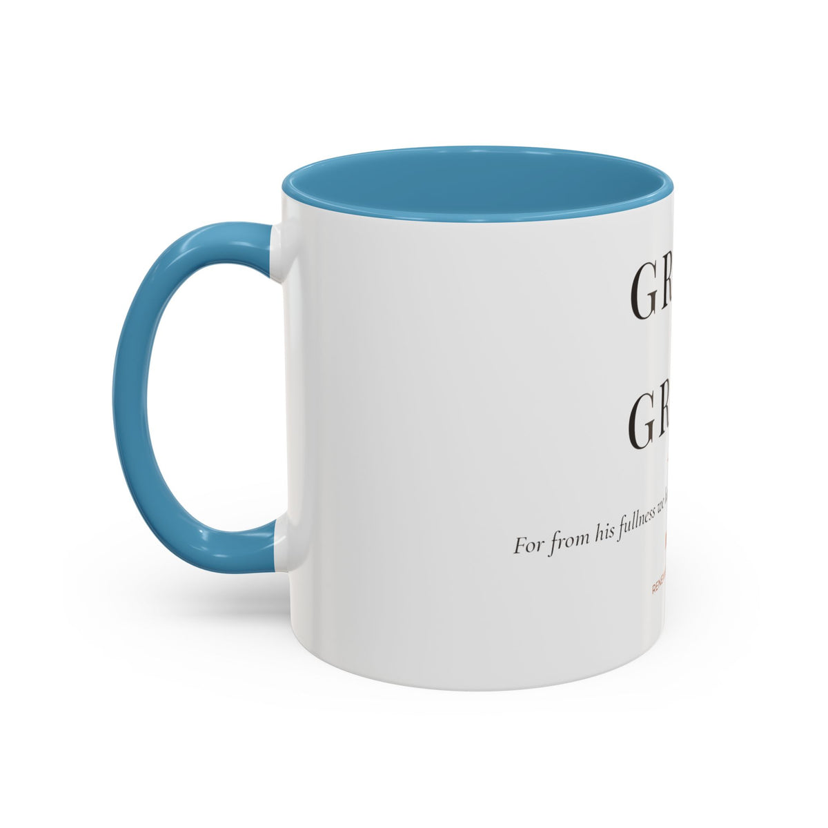 Grace Upon Grace – Accent Faith Mug