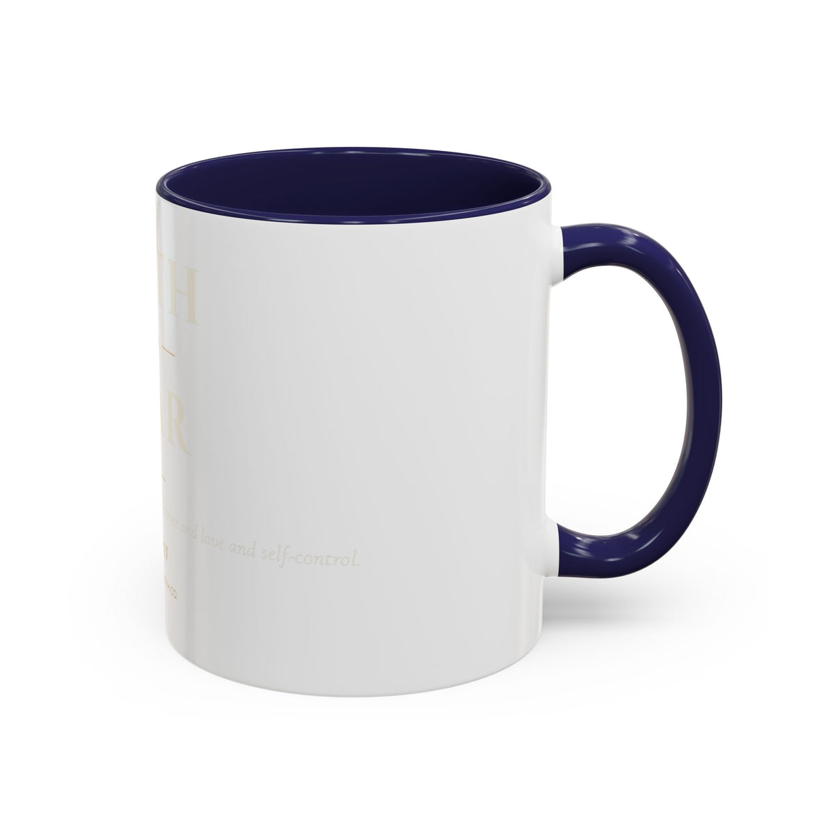 Faith Over Fear – Accent Faith Mug