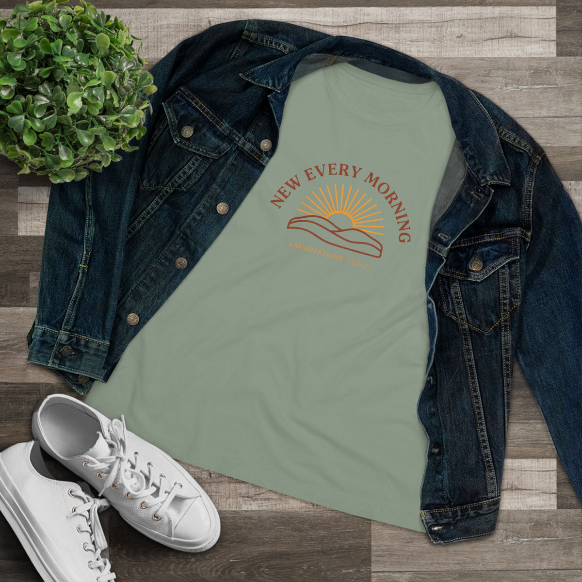 New Every Morning Women's Tee | Lamentations 3:22-23