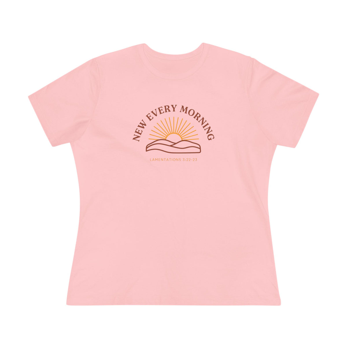 New Every Morning Women's Tee | Lamentations 3:22-23