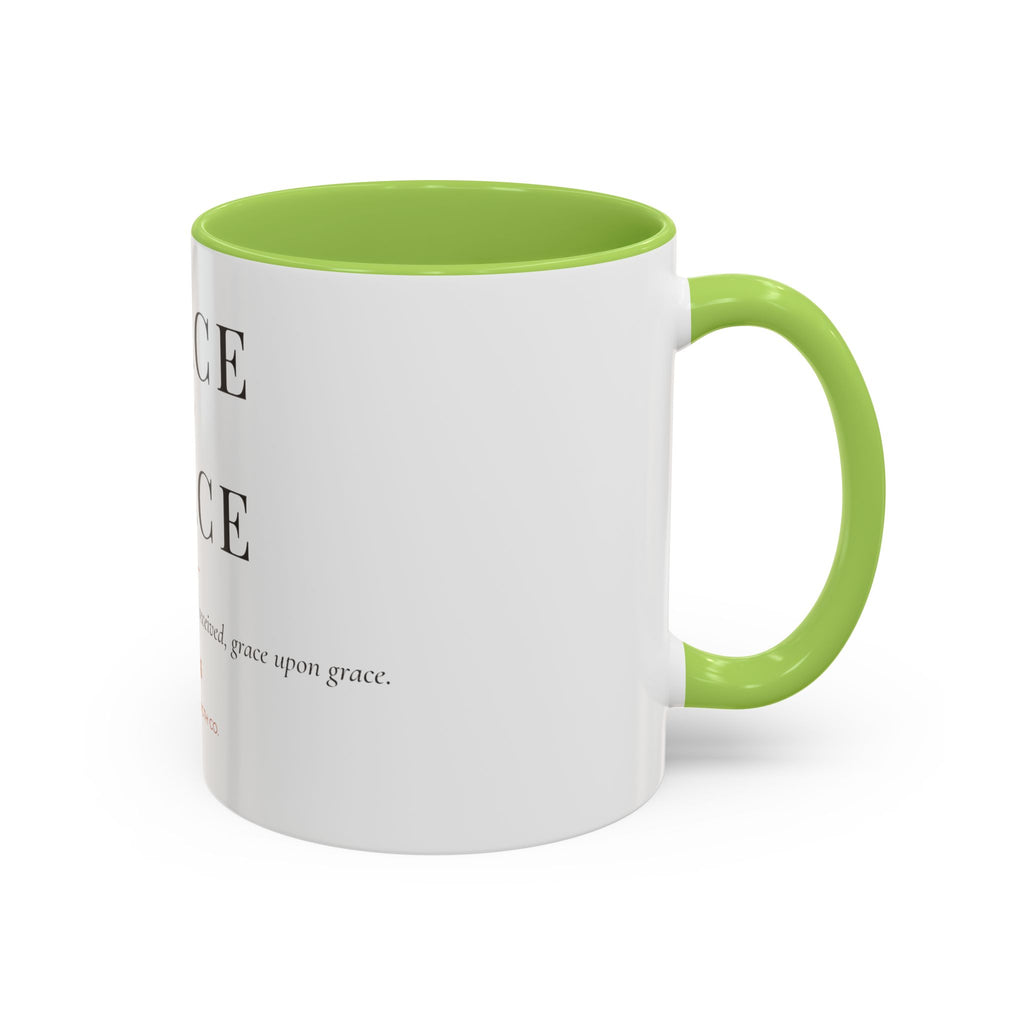 Grace Upon Grace – Accent Faith Mug