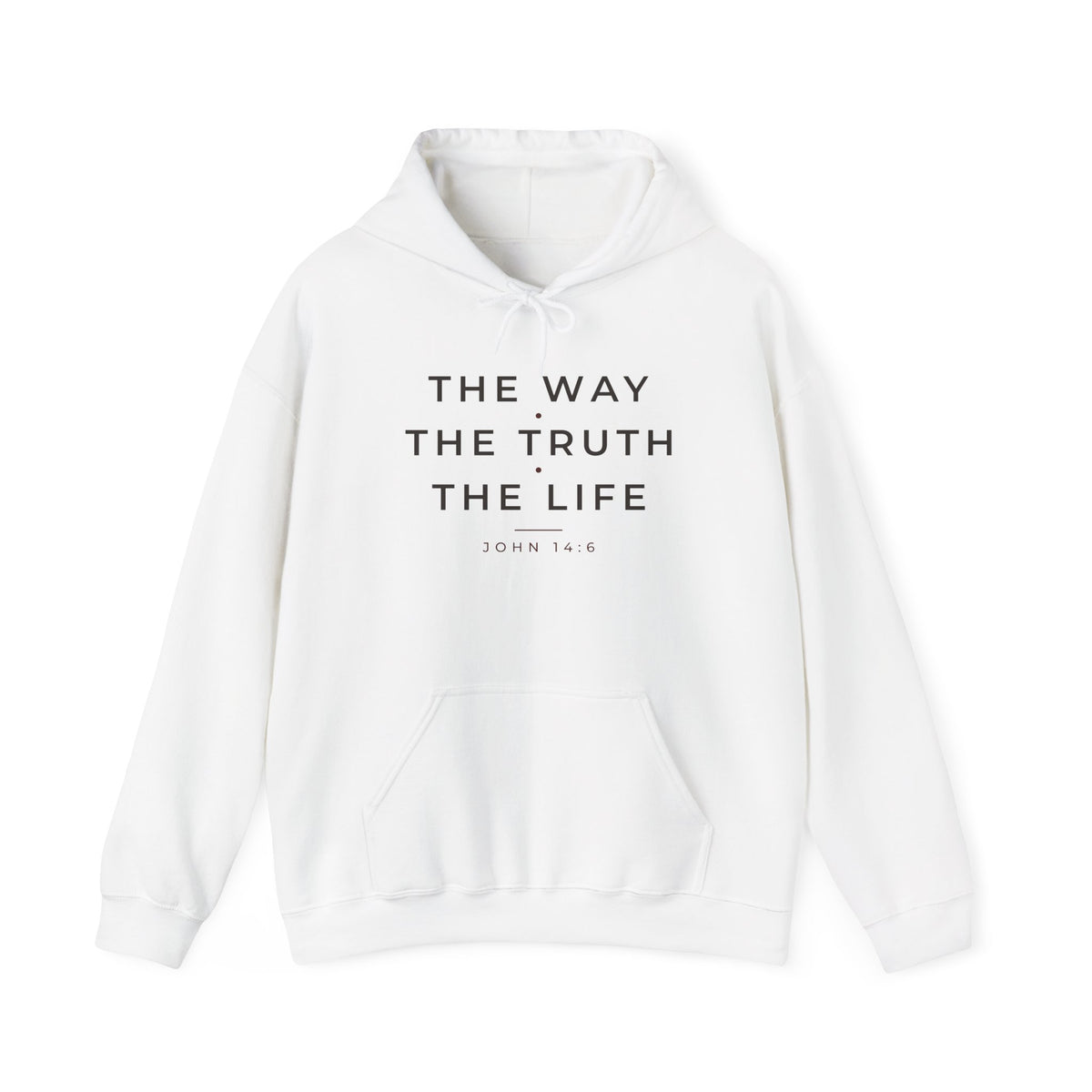The Way The Truth The Life – John 14:6 Christian Hoodie | Heavy Blend Pullover
