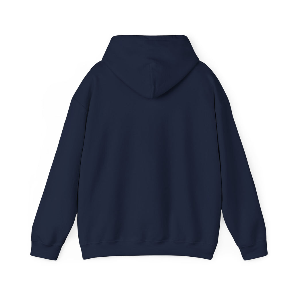 He Restores My Soul Psalm 23:3 hoodie in navy, back mockup