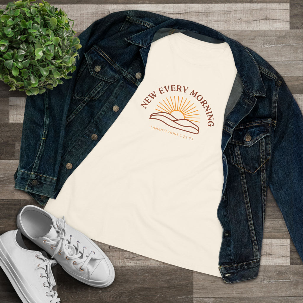 New Every Morning Women's Tee | Lamentations 3:22-23