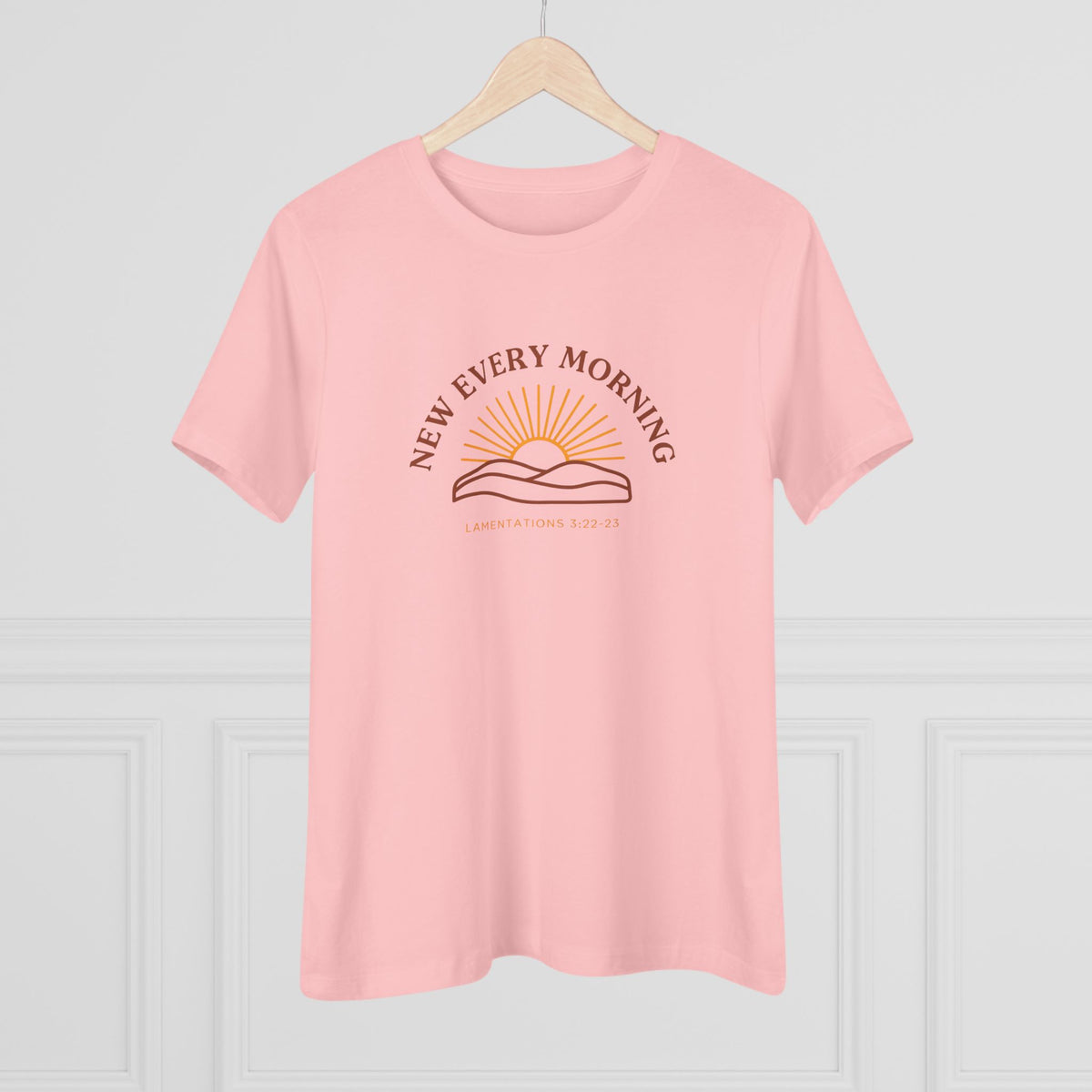 New Every Morning Women's Tee | Lamentations 3:22-23