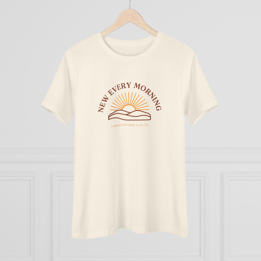 New Every Morning Women's Tee | Lamentations 3:22-23