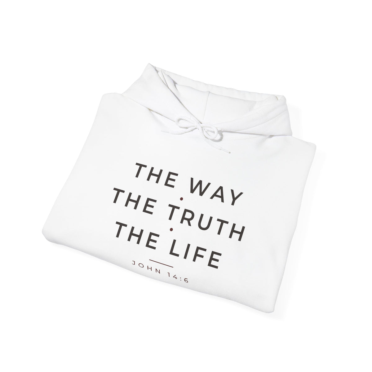 The Way The Truth The Life – John 14:6 Christian Hoodie | Heavy Blend Pullover