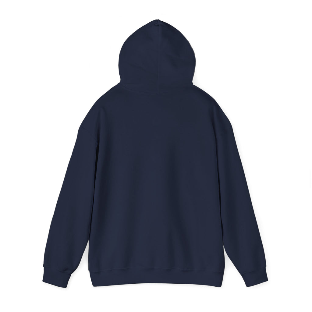 He Restores My Soul Psalm 23:3 hoodie in navy, back mockup