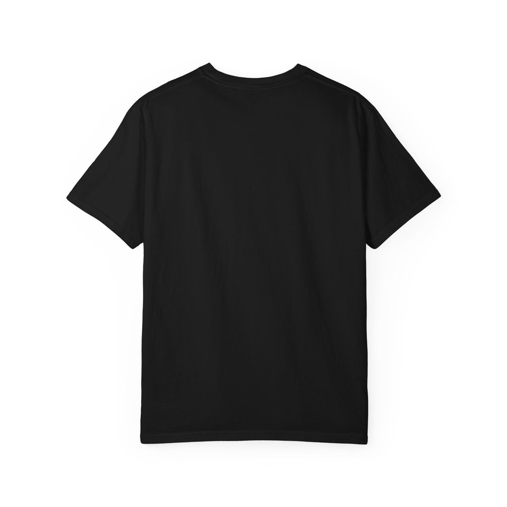 Jesus Is King Christian tee in black, back mockup