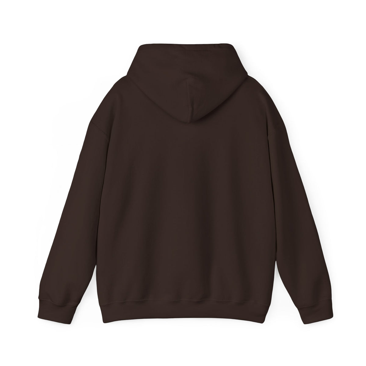 He Restores My Soul Psalm 23:3 hoodie in dark chocolate, back mockup