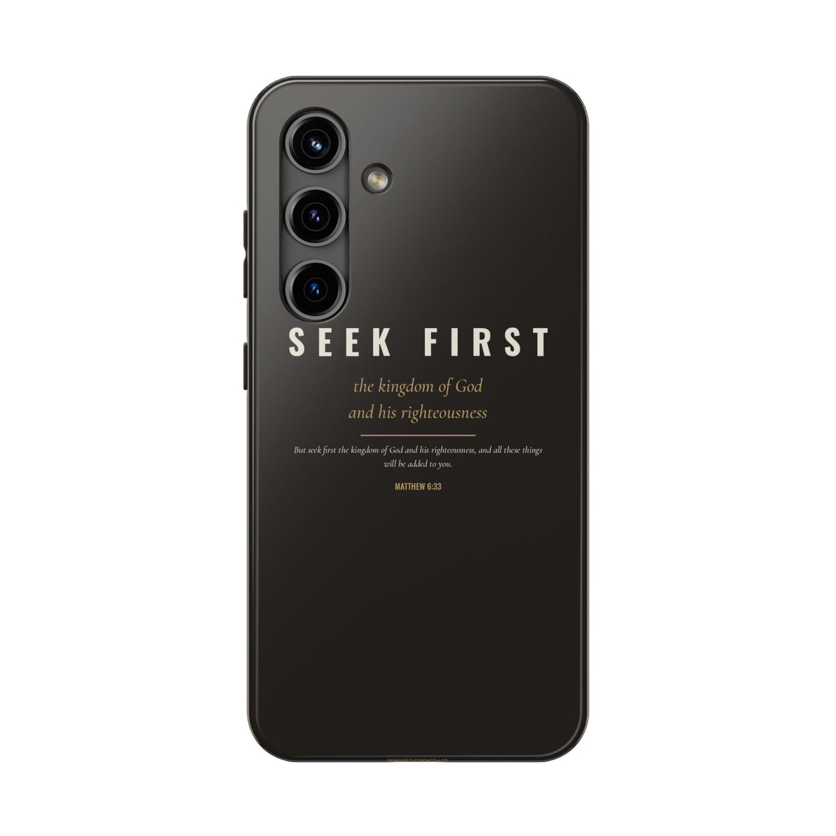 Seek First Phone Case | Matthew 6:33