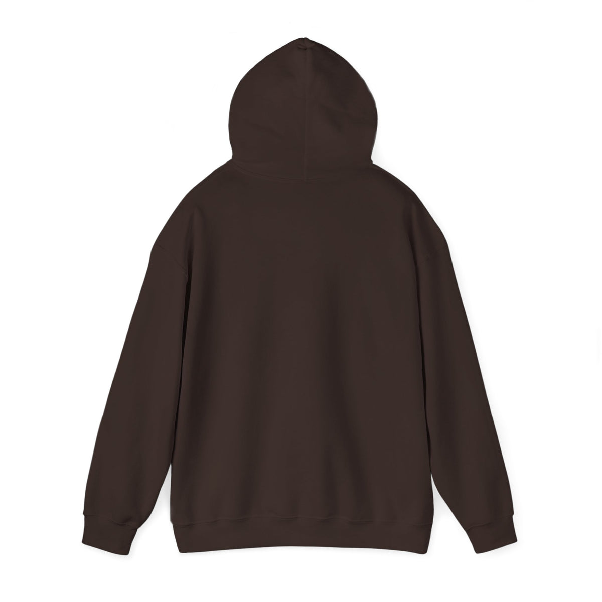 He Restores My Soul Psalm 23:3 hoodie in dark chocolate, back mockup