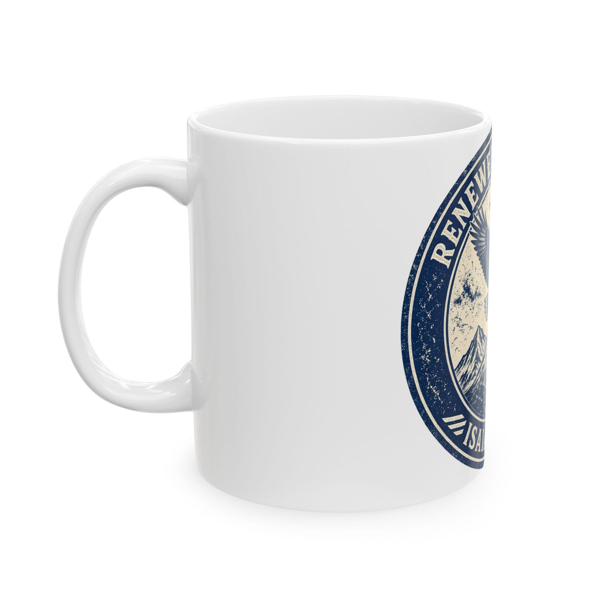 Renew Your Strength Mug – Isaiah 40:31 Bible verse mug (view 4)